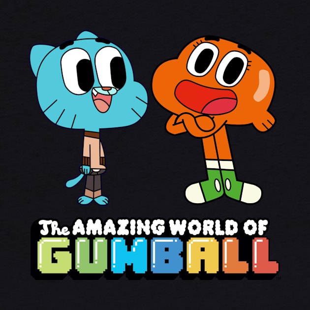 Gumball and Darwin The Amazing World of Gumball by Master_of_shirts